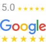 google 5 stars review