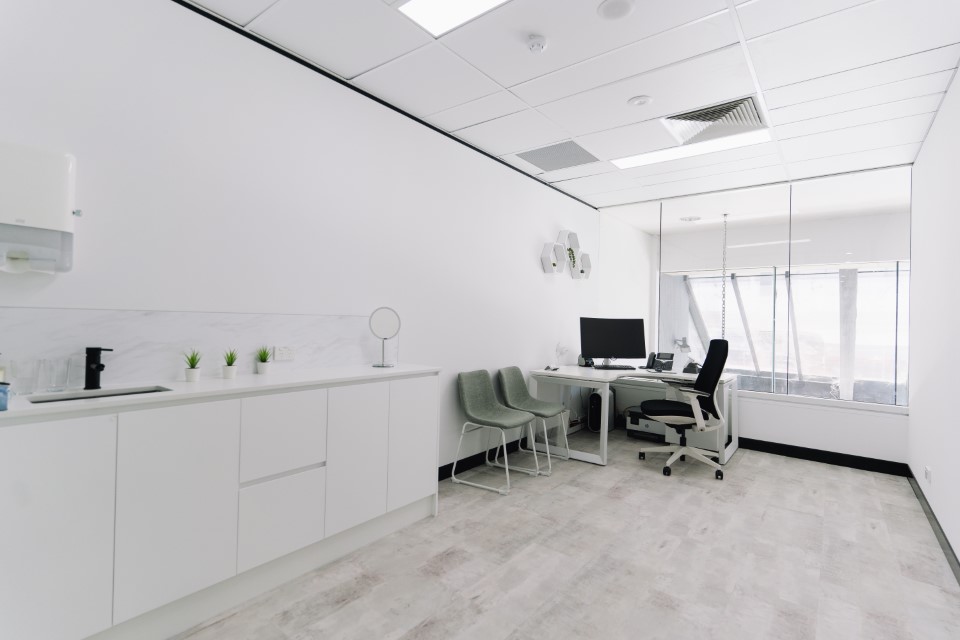 the clinic