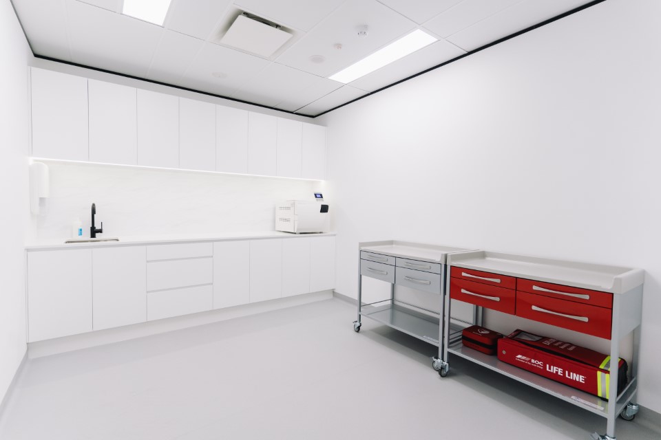 the clinic